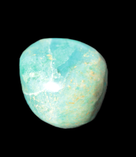 Chrysocolla Malachite 1/2 tumbled stones 22-32mm 20-25g in bright light - Rocks and Things Store