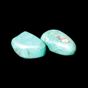 Chrysocolla Malachite 1/2 tumbled stones 22-32mm 20-25g in bright light - Rocks and Things Store