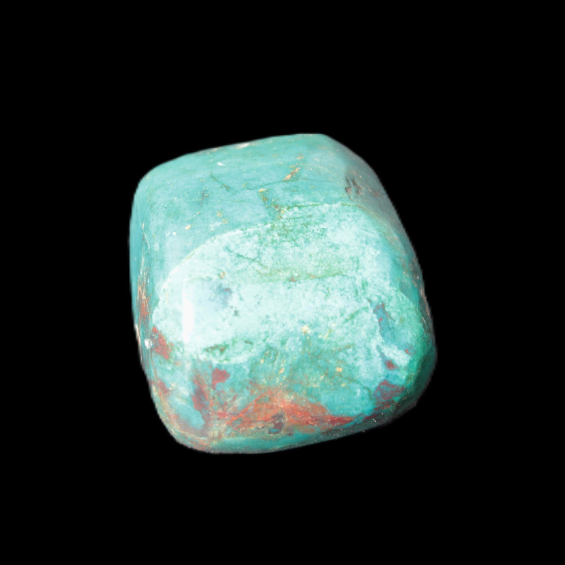Chrysocolla Malachite tumbled stone 31/39mm 28.9/29.6g Rocks and Things Store