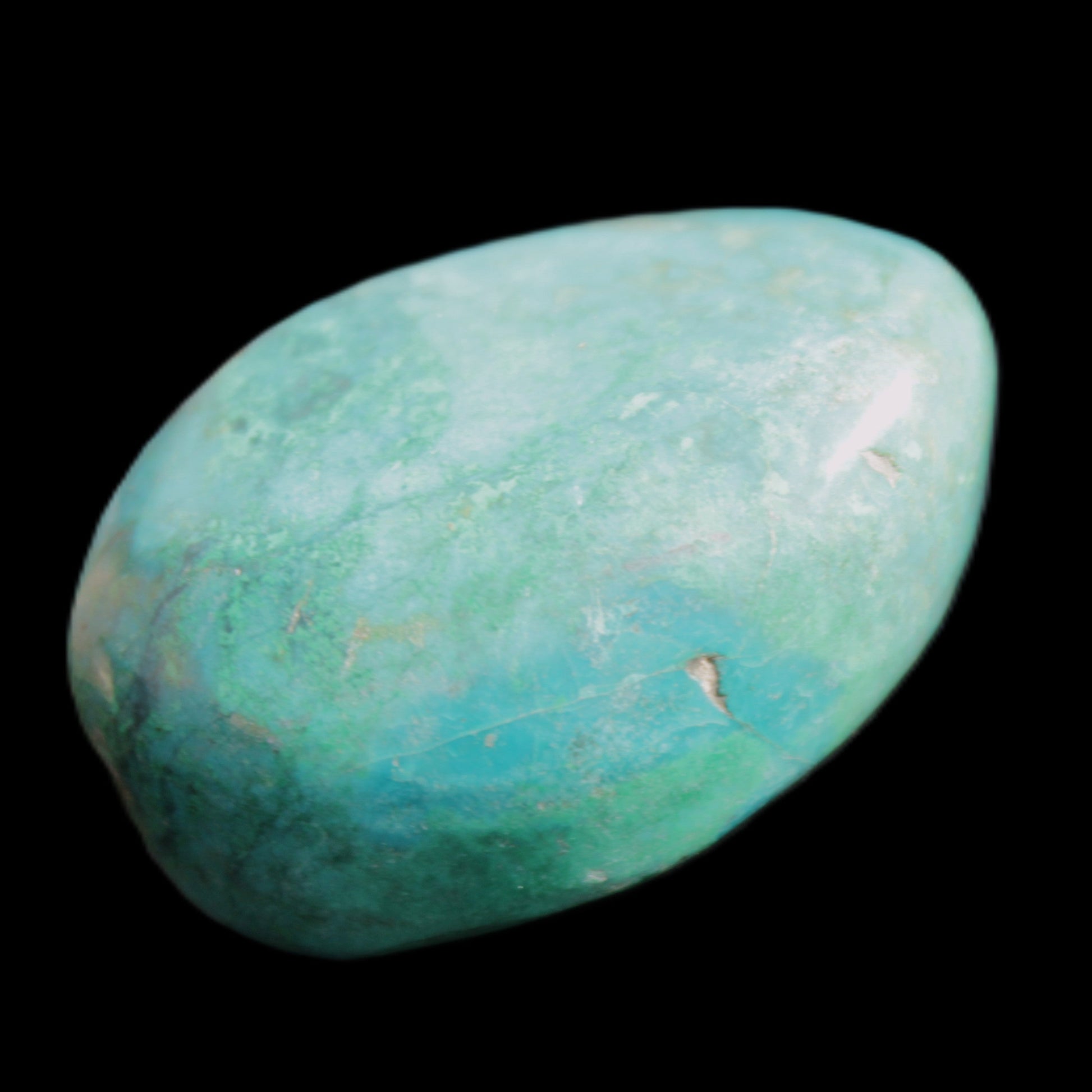 Chrysocolla Malachite tumbled stone 31/39mm 28.9/29.6g Rocks and Things Store
