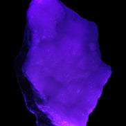 Pink Aragonite specimen 120*40*81mm 480g in UV light -Rocks and Things Store