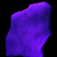 Pink Aragonite specimen 120*40*81mm 480g in UV light -Rocks and Things Store