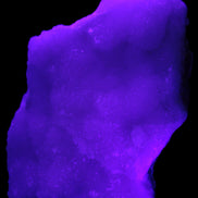 Pink Aragonite specimen 120*40*81mm 480g in UV light -Rocks and Things Store