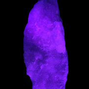 Pink Aragonite specimen on Ironstone matrix 150*22*75mm 336g in UV light -  Rocks and Things Store