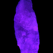 Pink Aragonite specimen on Ironstone matrix 150*22*75mm 336g in UV light -  Rocks and Things Store