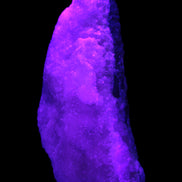 Pink Aragonite specimen on Ironstone matrix 150*22*75mm 336g in UV light -  Rocks and Things Store