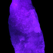 Pink Aragonite specimen on Ironstone matrix 150*22*75mm 336g in UV light -  Rocks and Things Store