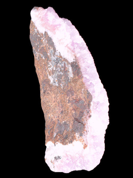 Pink Aragonite specimen on Ironstone matrix 150*22*75mm 336g in bright sunlight -  Rocks and Things Store