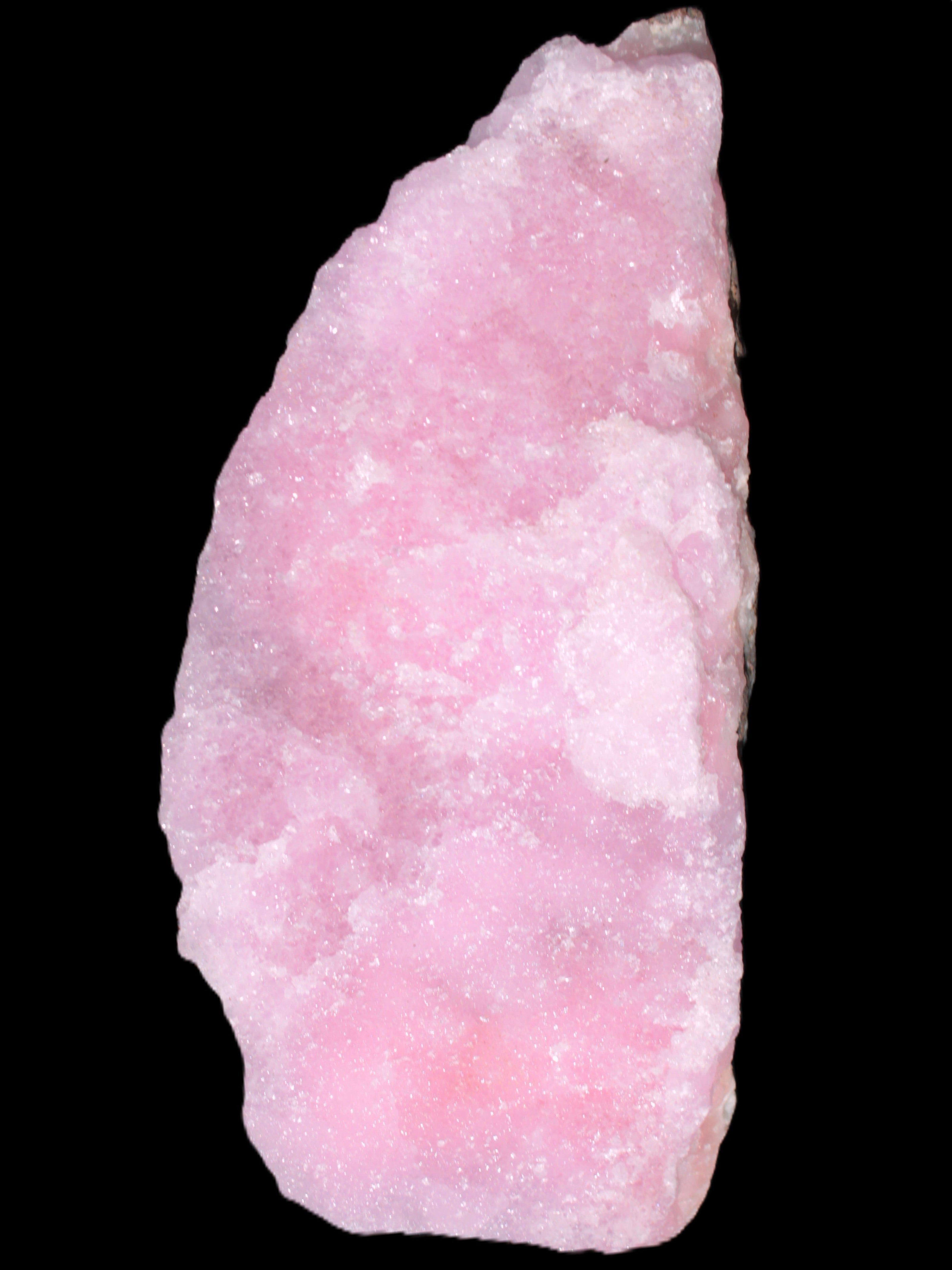Pink Aragonite specimen on Ironstone matrix 150*22*75mm 336g in bright sunlight -  Rocks and Things Store
