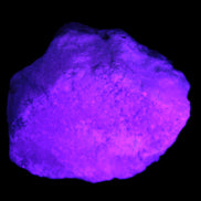 Pink Aragonite specimen on Ironstone matrix 57*24*40mm 116g in UV light - Rocks and Things Store