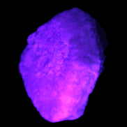 Pink Aragonite specimen on Ironstone matrix 57*24*40mm 116g in UV light - Rocks and Things Store