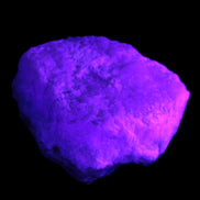 Pink Aragonite specimen on Ironstone matrix 57*24*40mm 116g in UV light - Rocks and Things Store