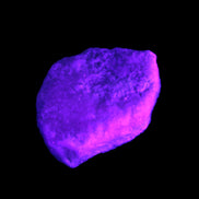 Pink Aragonite specimen on Ironstone matrix 57*24*40mm 116g in UV light - Rocks and Things Store