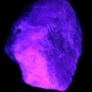 Pink Aragonite specimen on Ironstone matrix 57*24*40mm 116g in UV light - Rocks and Things Store