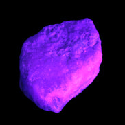 Pink Aragonite specimen on Ironstone matrix 57*24*40mm 116g in UV light - Rocks and Things Store