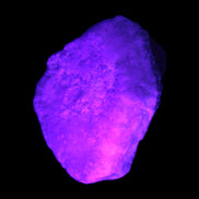 Pink Aragonite specimen on Ironstone matrix 57*24*40mm 116g in UV light - Rocks and Things Store