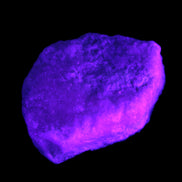 Pink Aragonite specimen on Ironstone matrix 57*24*40mm 116g in UV light - Rocks and Things Store