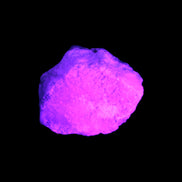 Pink Aragonite specimen on Ironstone matrix 57*24*40mm 116g in UV light - Rocks and Things Store