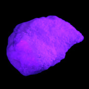 Pink Aragonite specimen from Pakistan 62*22*51mm 76.5g in UV light -  Rocks and Things Store