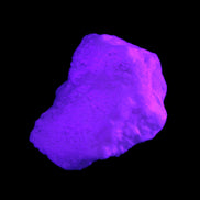 Pink Aragonite specimen from Pakistan 62*22*51mm 76.5g in UV light -  Rocks and Things Store