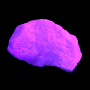 Pink Aragonite specimen from Pakistan 62*22*51mm 76.5g in UV light -  Rocks and Things Store