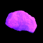 Pink Aragonite specimen from Pakistan 62*22*51mm 76.5g in UV light -  Rocks and Things Store