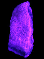 Pink Aragonite specimen on Ironstone matrix 102*53*36mm 276.8g in UV light - Rocks and Things Store