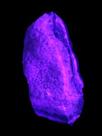 Pink Aragonite specimen on Ironstone matrix 102*53*36mm 276.8g in UV light - Rocks and Things Store