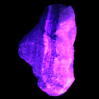Pink Aragonite specimen on Ironstone matrix 102*53*36mm 276.8g in UV light - Rocks and Things Store