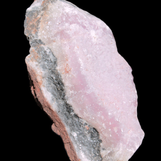 Pink Aragonite specimen on Ironstone matrix 102*53*36mm 276.8g in sunlight - Rocks and Things Store