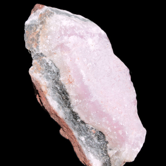 Pink Aragonite specimen on Ironstone matrix 102*53*36mm 276.8g in sunlight - Rocks and Things Store