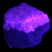 Pink Aragonite specimen on Ironstone matrix 75*45*67mm 462.2g in UV light - Rocks and Things Store