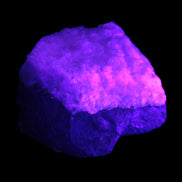 Pink Aragonite specimen on Ironstone matrix 75*45*67mm 462.2g in UV light - Rocks and Things Store