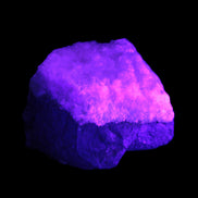 Pink Aragonite specimen on Ironstone matrix 75*45*67mm 462.2g in UV light - Rocks and Things Store