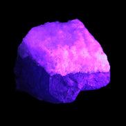 Pink Aragonite specimen on Ironstone matrix 75*45*67mm 462.2g in UV light - Rocks and Things Store