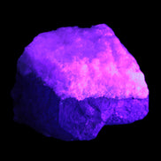 Pink Aragonite specimen on Ironstone matrix 75*45*67mm 462.2g in UV light - Rocks and Things Store