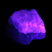 Pink Aragonite specimen on Ironstone matrix 75*45*67mm 462.2g in UV light - Rocks and Things Store