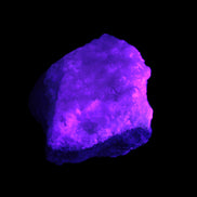 Pink Aragonite specimen on Ironstone matrix 75*45*67mm 462.2g in UV light - Rocks and Things Store