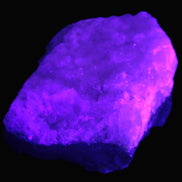 Pink Aragonite specimen on Ironstone matrix 75*45*67mm 462.2g in UV light - Rocks and Things Store