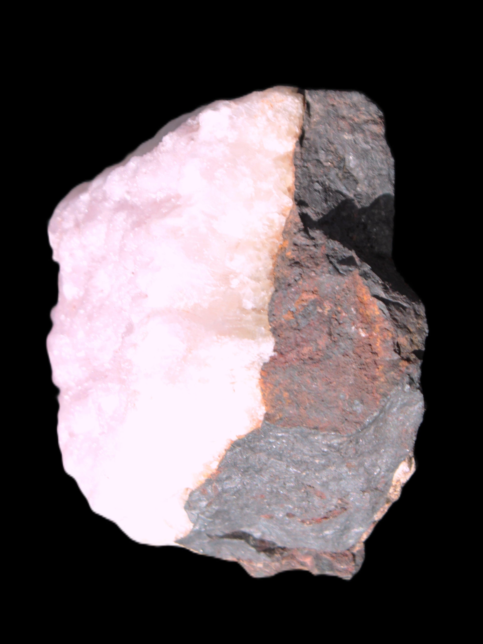 Pink Aragonite specimen on Ironstone matrix 75*45*67mm 462.2g Rocks and Things Store
