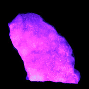 Pink Aragonite specimen on Ironstone matrix 113*53*65mm 379.8g in UV light -  Rocks and Things Store