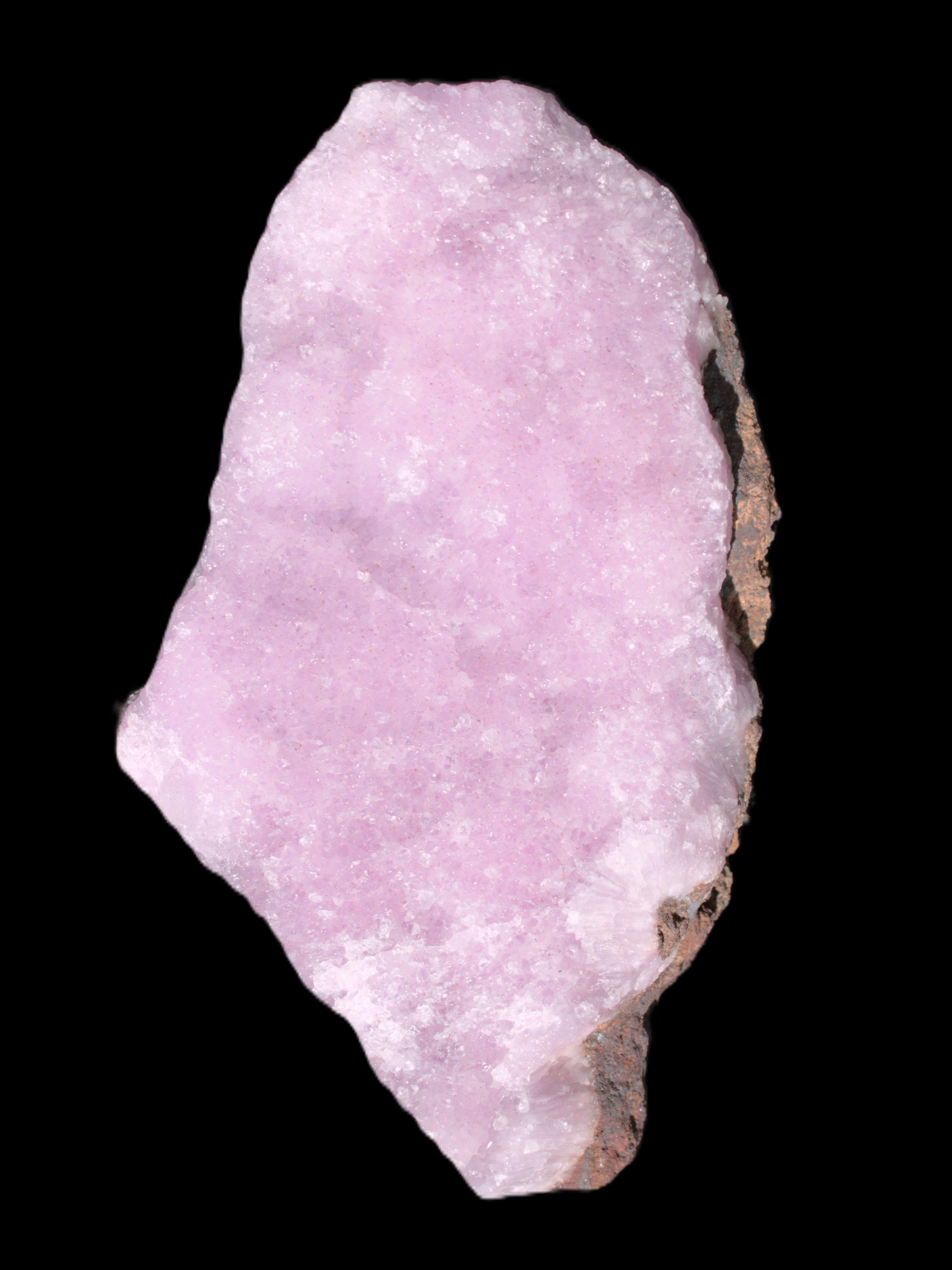 Pink Aragonite specimen on Ironstone matrix 113*53*65mm 379.8g in bright sunlight -  Rocks and Things Store