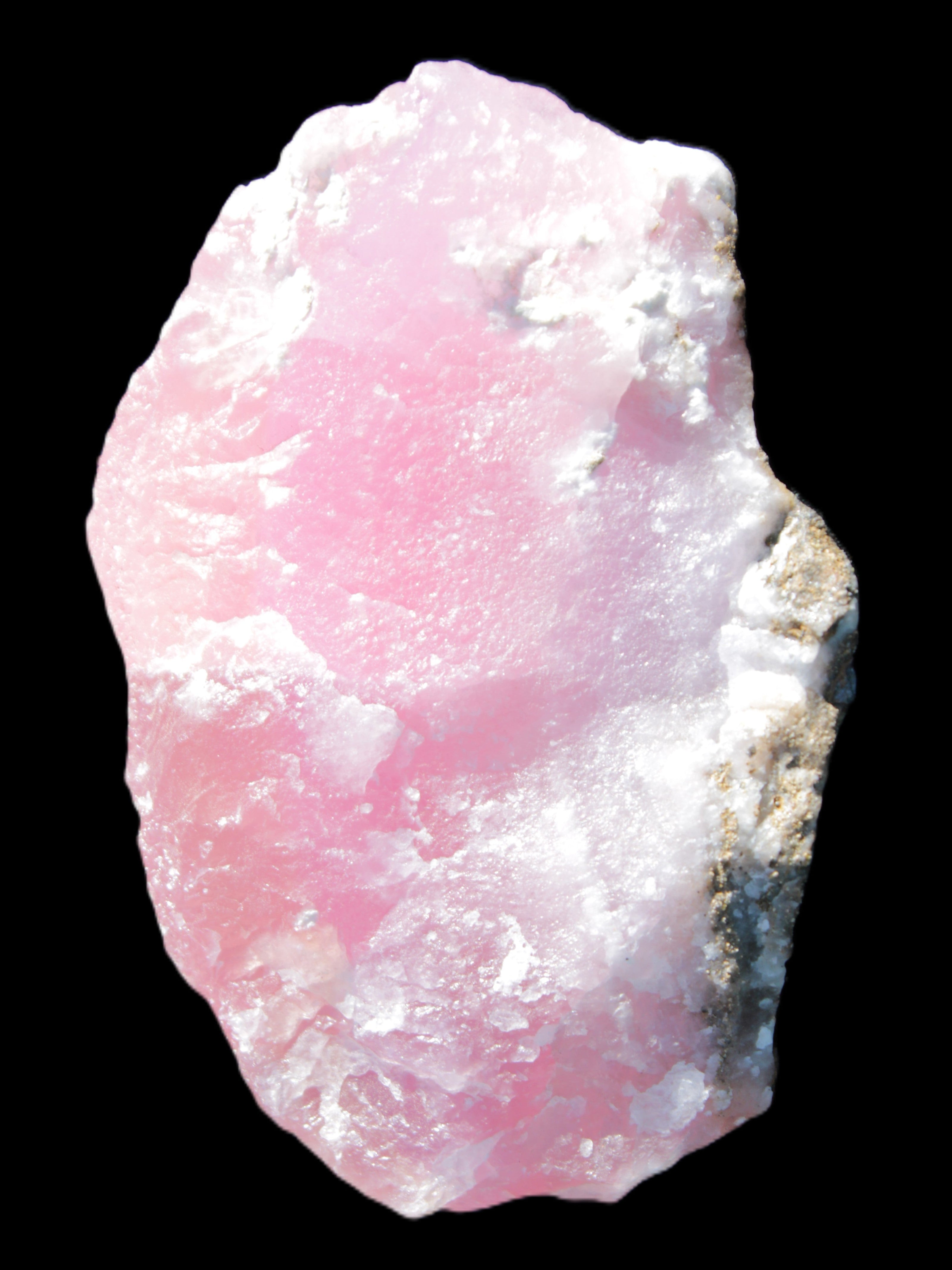 Pink Aragonite specimen 63*32*58mm 169.5g in sunlight - Rocks and Things Store