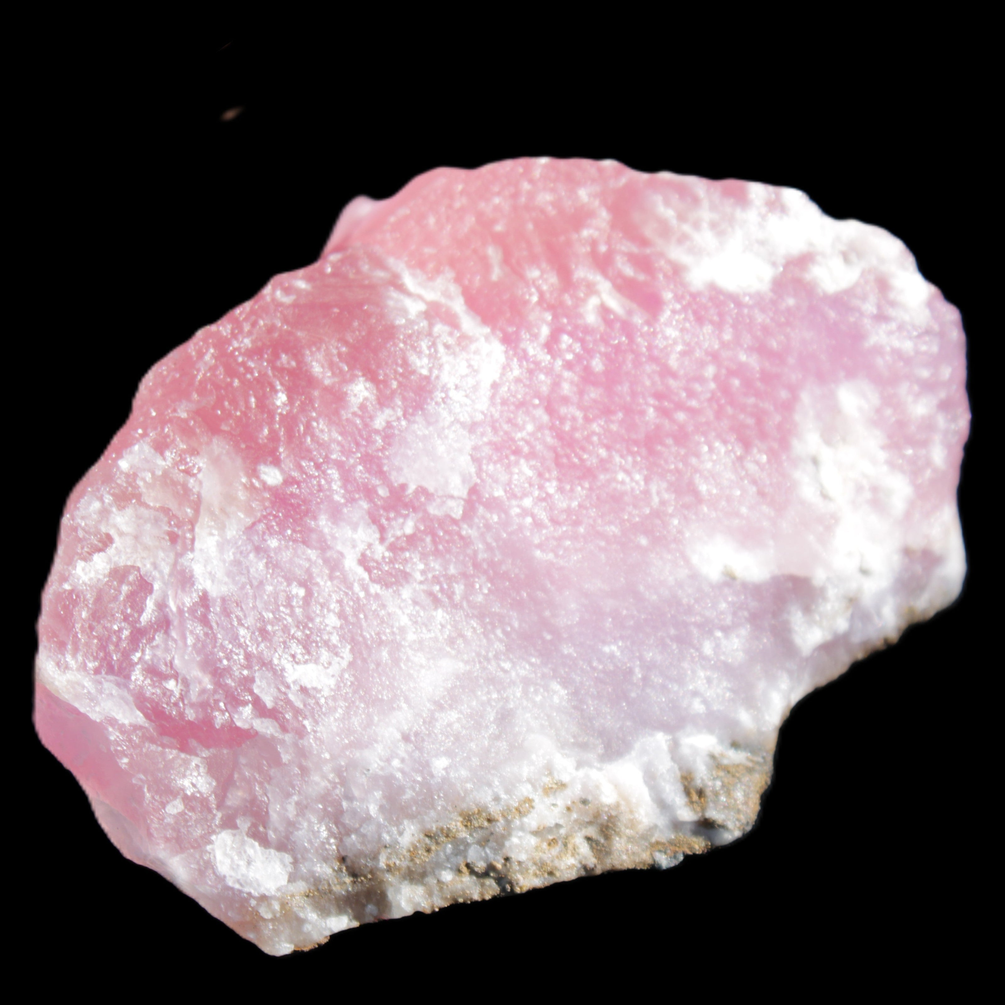 Pink Aragonite specimen 63*32*58mm 169.5g in sunlight - Rocks and Things Store