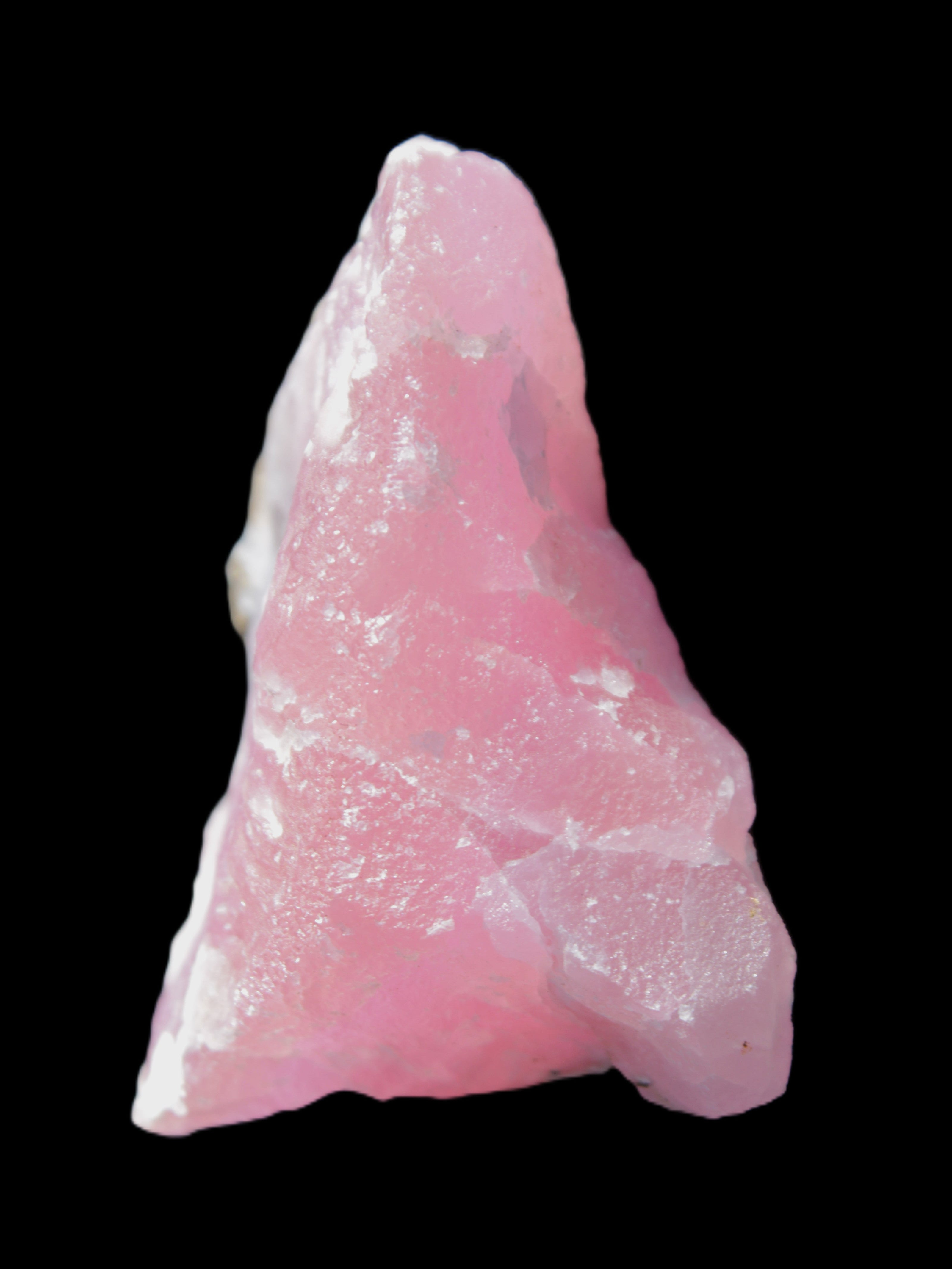 Pink Aragonite specimen 63*32*58mm 169.5g in sunlight - Rocks and Things Store