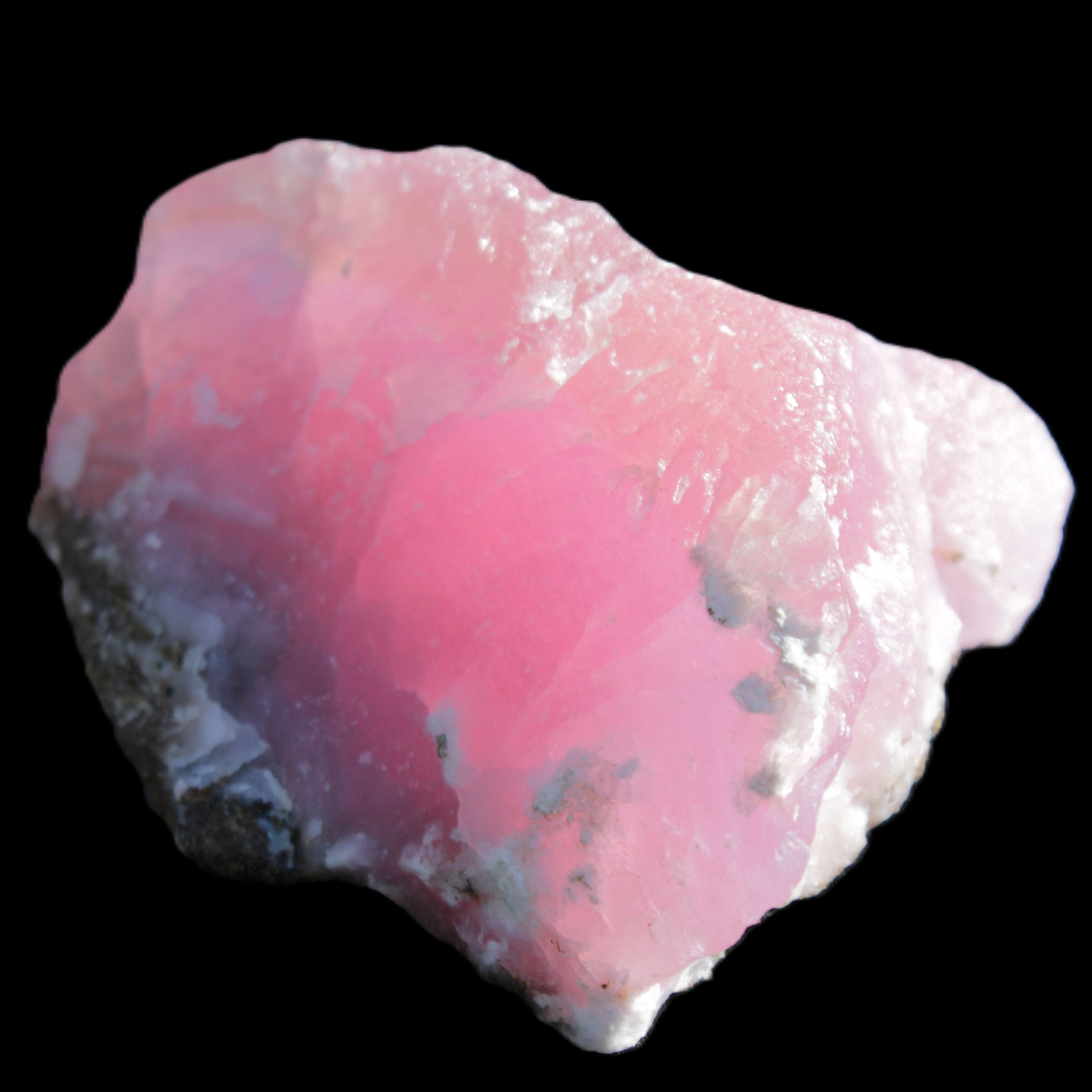 Pink Aragonite specimen 63*32*58mm 169.5g in sunlight - Rocks and Things Store
