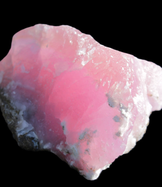 Pink Aragonite specimen 63*32*58mm 169.5g in sunlight - Rocks and Things Store