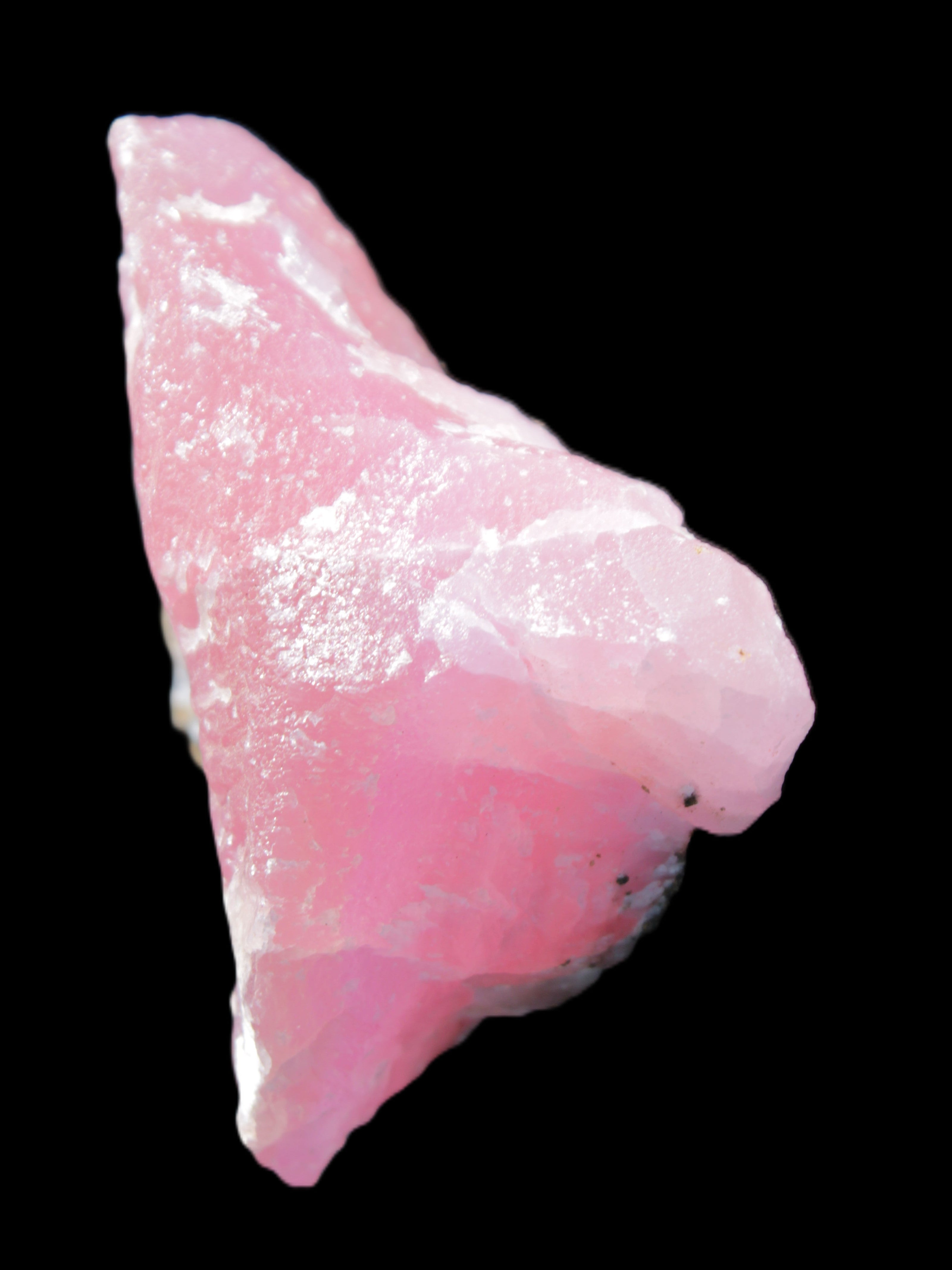 Pink Aragonite specimen 63*32*58mm 169.5g in sunlight - Rocks and Things Store