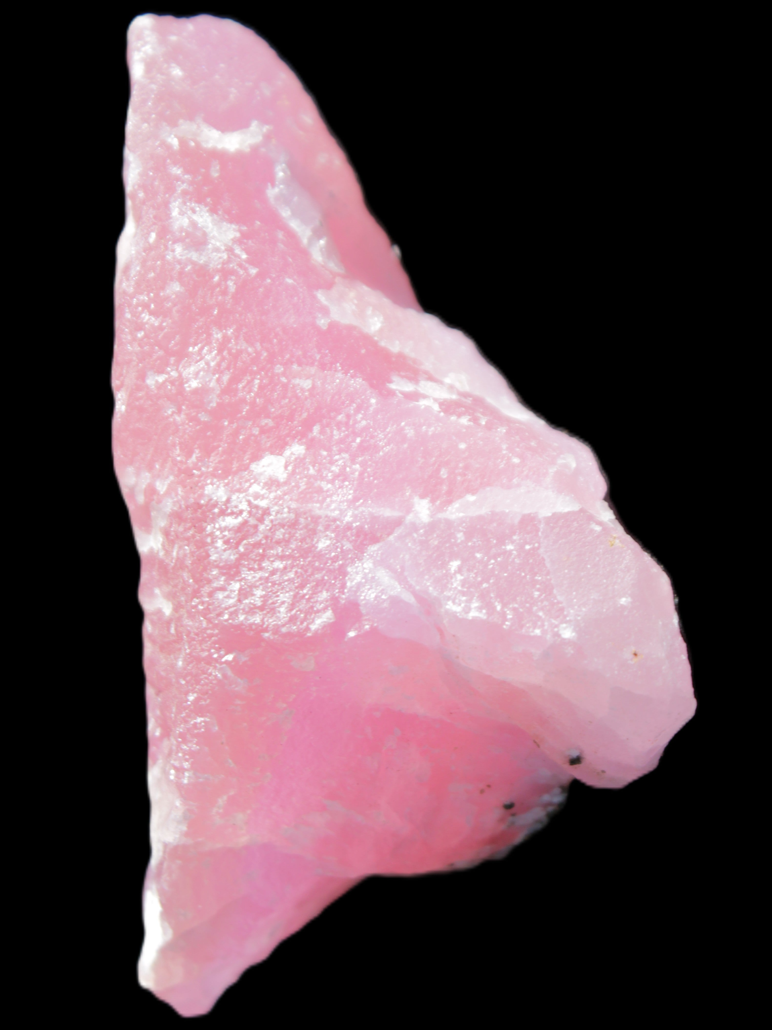 Pink Aragonite specimen 63*32*58mm 169.5g in sunlight - Rocks and Things Store