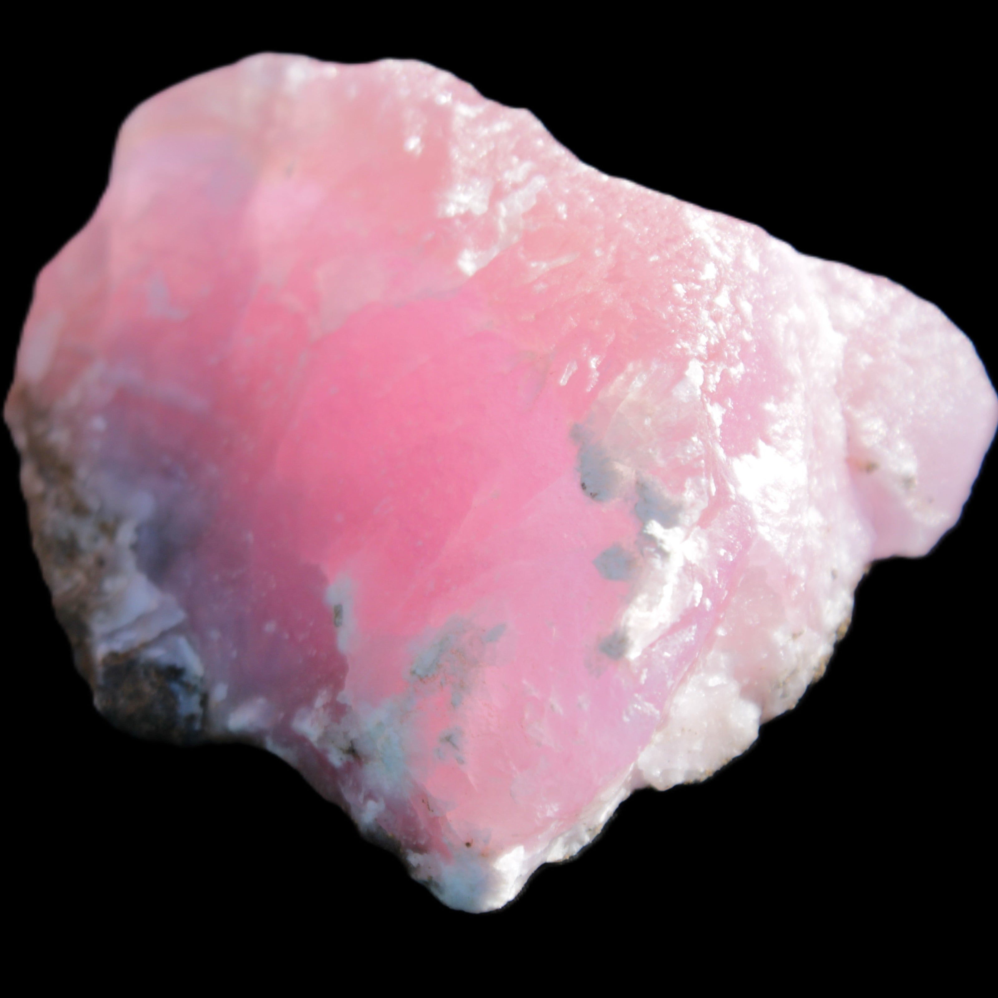 Pink Aragonite specimen 63*32*58mm 169.5g in sunlight - Rocks and Things Store